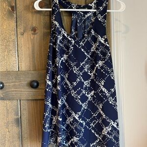 Forever 21 Navy and White Tank